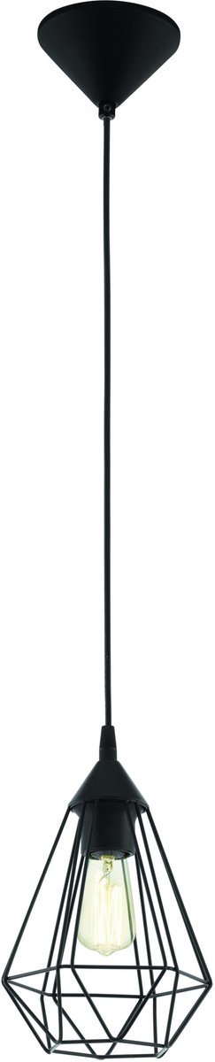 EDI light Tarbes Hanglamp - E27 - Ø 17,5 cm - Grijs