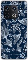 Case Company® - Hoesje geschikt voor OnePlus 10 Pro hoesje - Midnight Koi - Soft Cover Telefoonhoesje - Bescherming aan alle Kanten en Schermrand