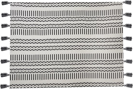 Beliani Plaid - Plaid - blanc - coton