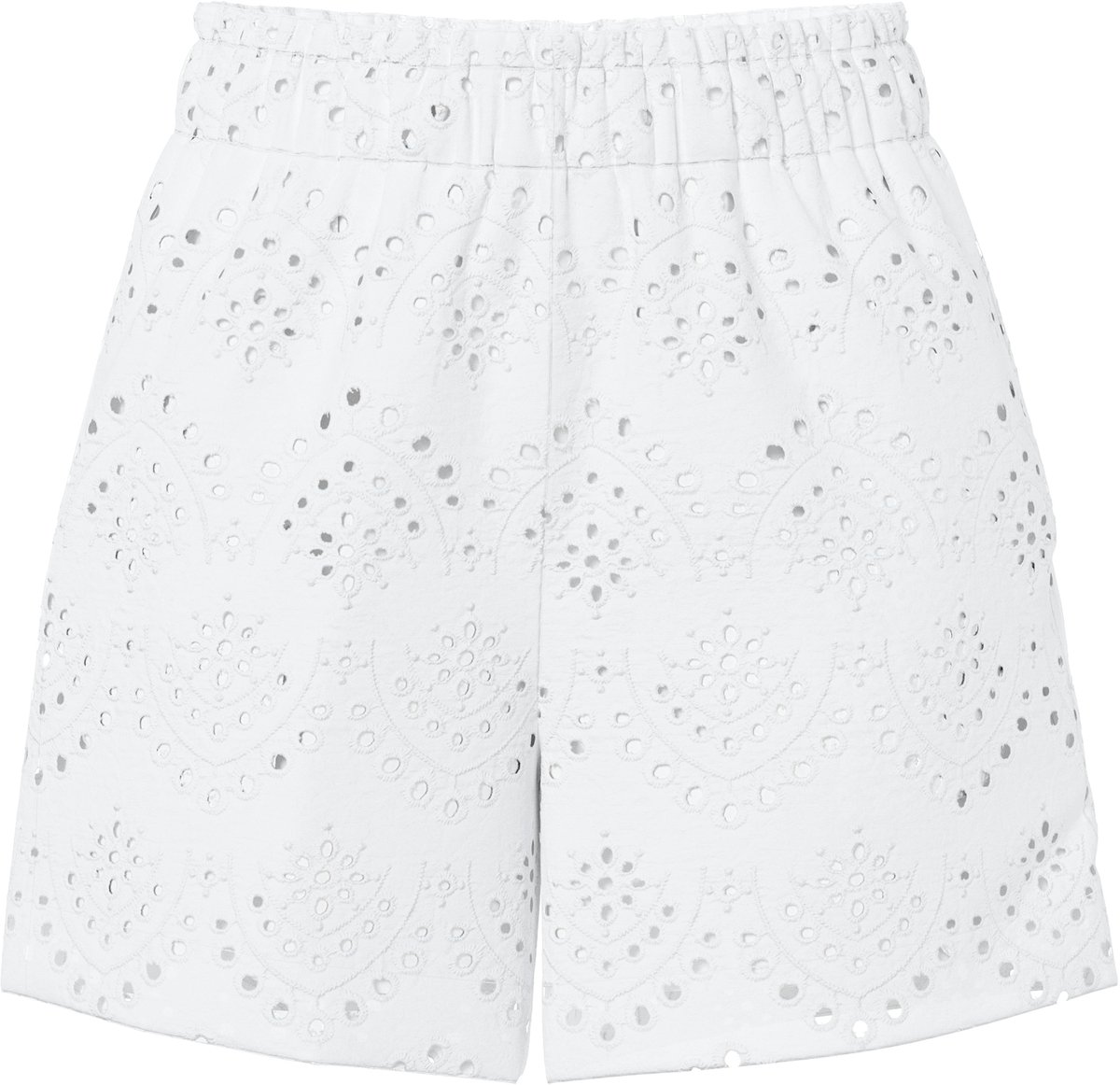 Pieces Shorts PCVILDE broderie anglaise