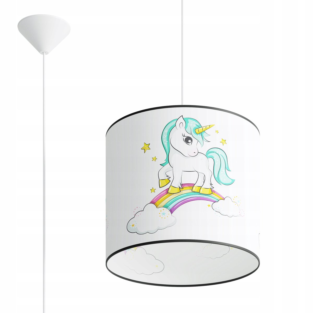 Hanglamp Eenhoorn 30cm LED - Moderne slaapkamerlamp Sollux