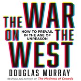 Boekcover met de titel 'The War on the West' in grote letters. De tekst is rood, blauw en groen omrand.