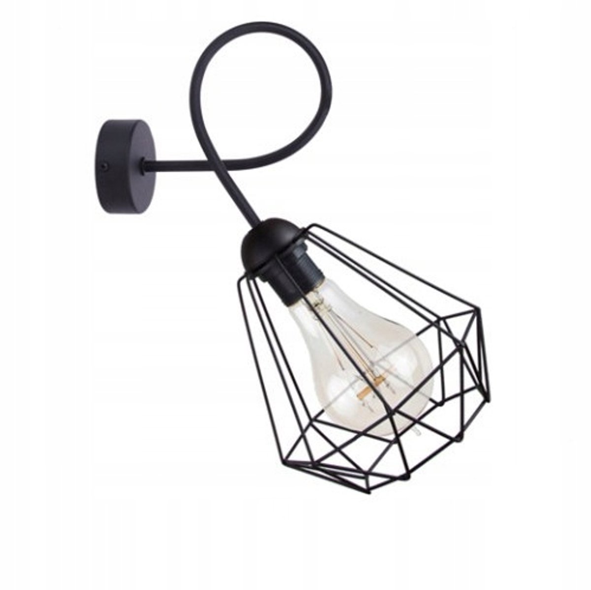 Zwarte Wandlamp Diamant - Stijlvolle Verlichting