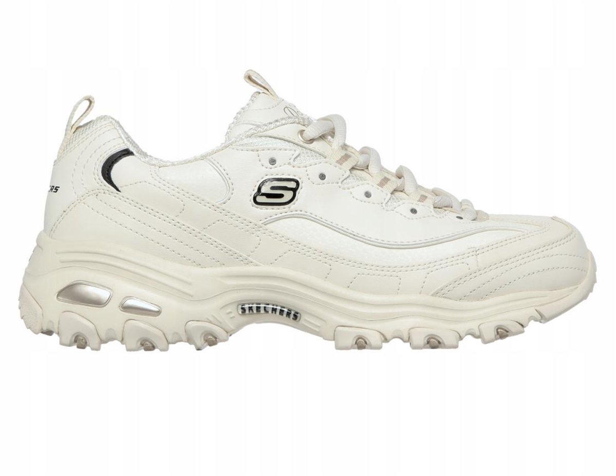 Skechers D'Lites Dames Sneakers Wit Stijlvolle Comfortabele Sportschoenen voor Actieve Dames