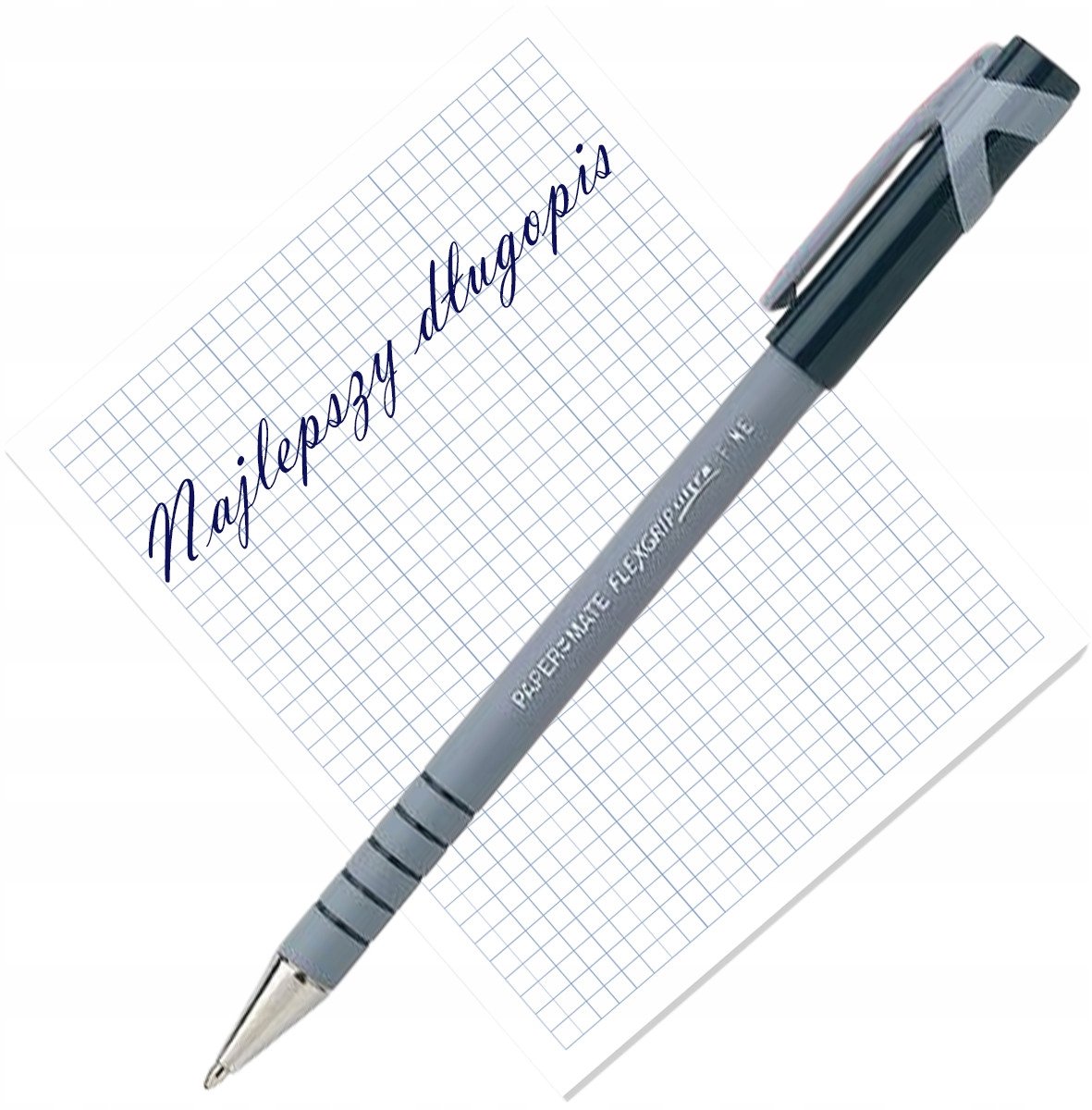 Paper Mate Blauwe Pen - Hoge Capaciteit, Comfortabel Schrijven