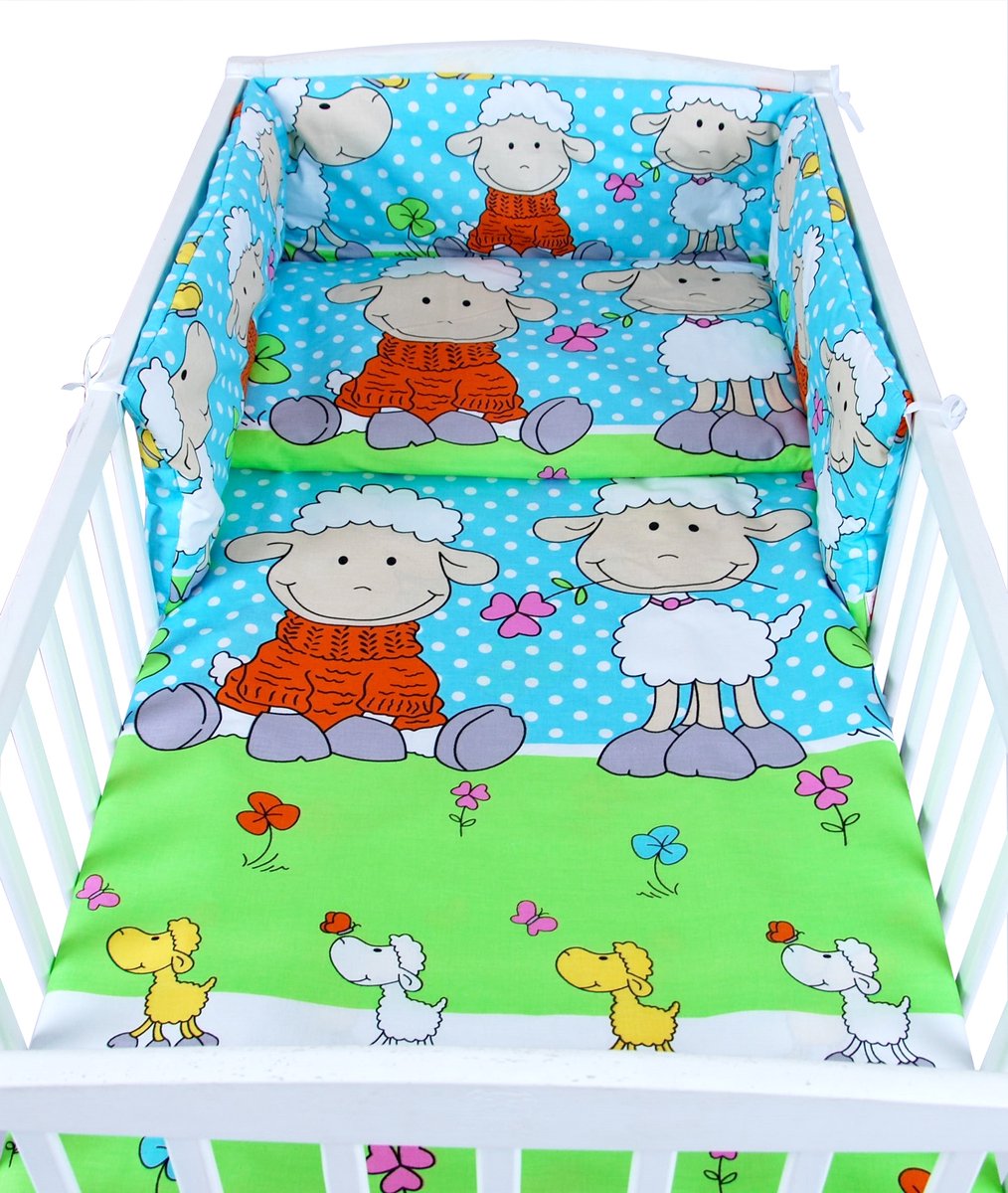 BabyLux Kinderbed dekbedovertrekset 3-delig katoen 90x120cm