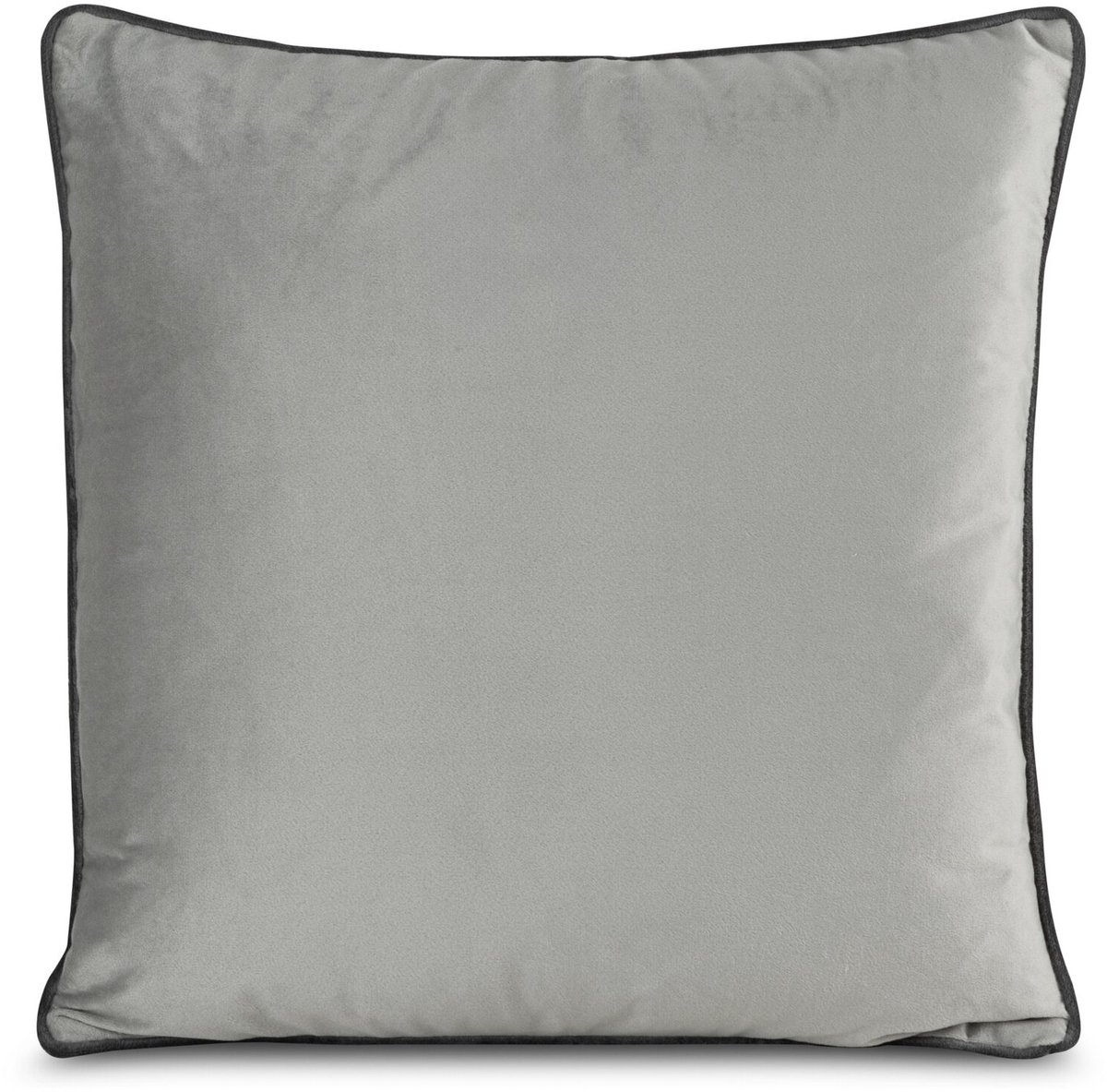 Decoratieve Kussensloop Melia 60x60 cm Zilver Fluweel