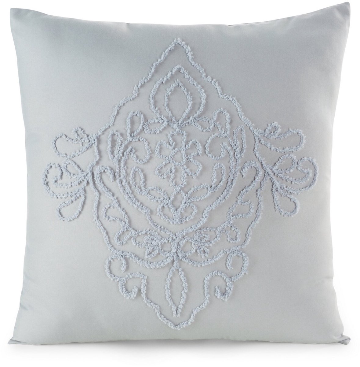 Decoratieve Kussensloop Mira 45x45 cm - Sfeervol Zilveren Ornament