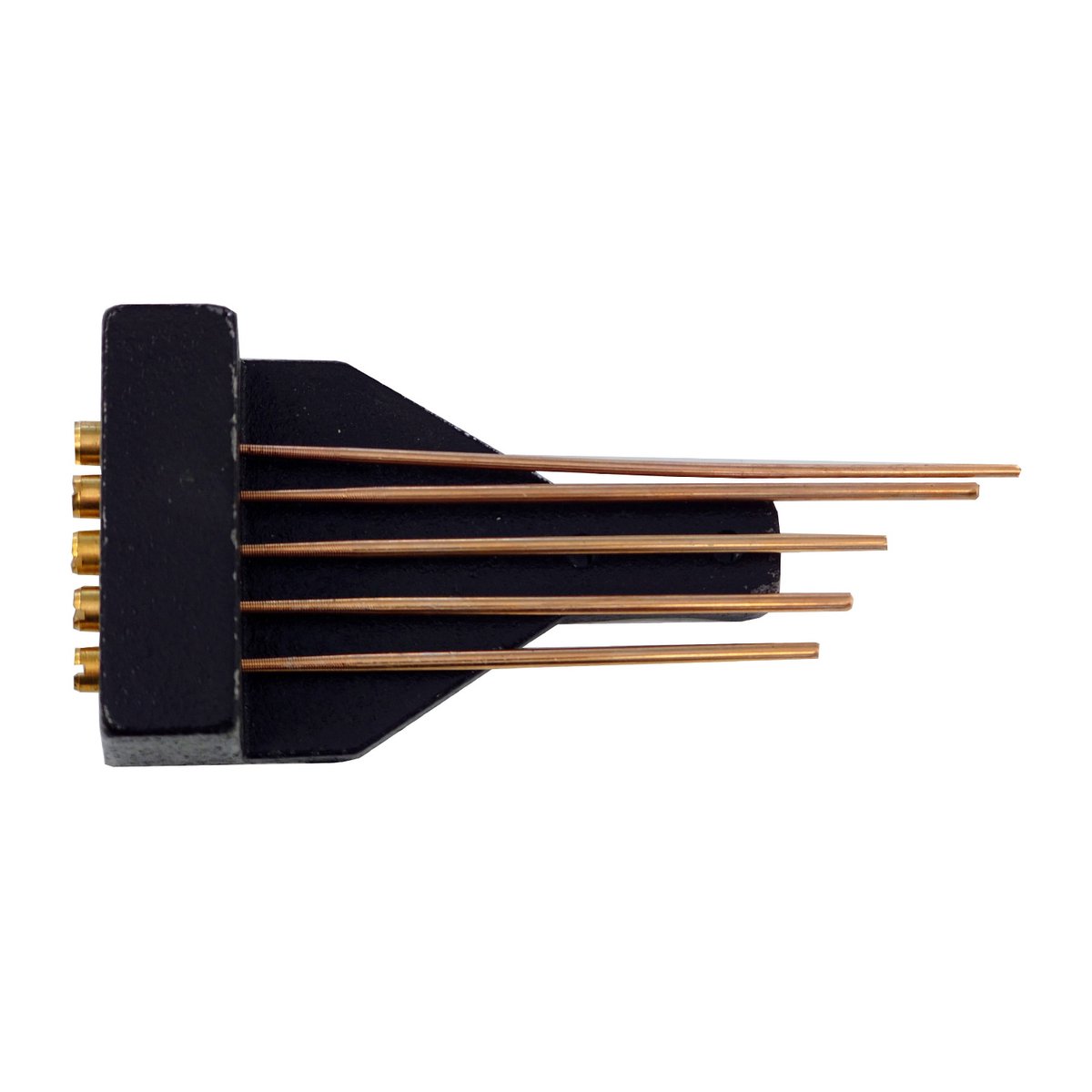 Gong, Westminster, voor tafelklok, 5 stangen, geschroefd, langste stang: 11,50 cm