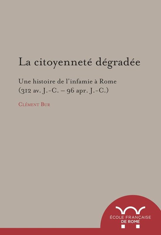 Collection de l'École française de Rome - La citoyenneté  ... - cover