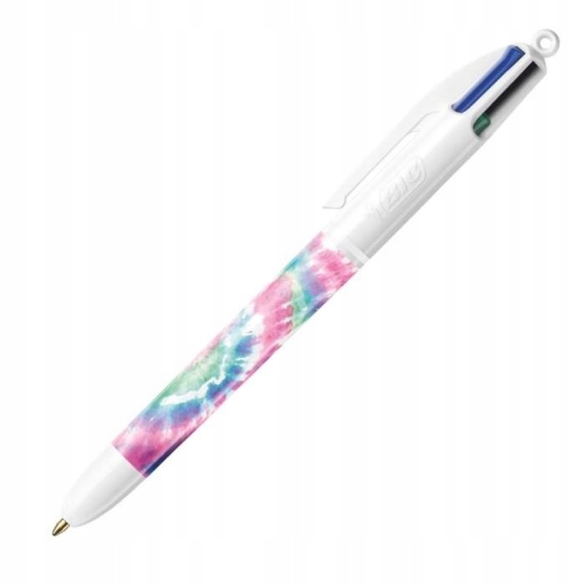 BIC 4 Kleuren Pen Tie-Dye Design - Schrijfplezier tot 8km