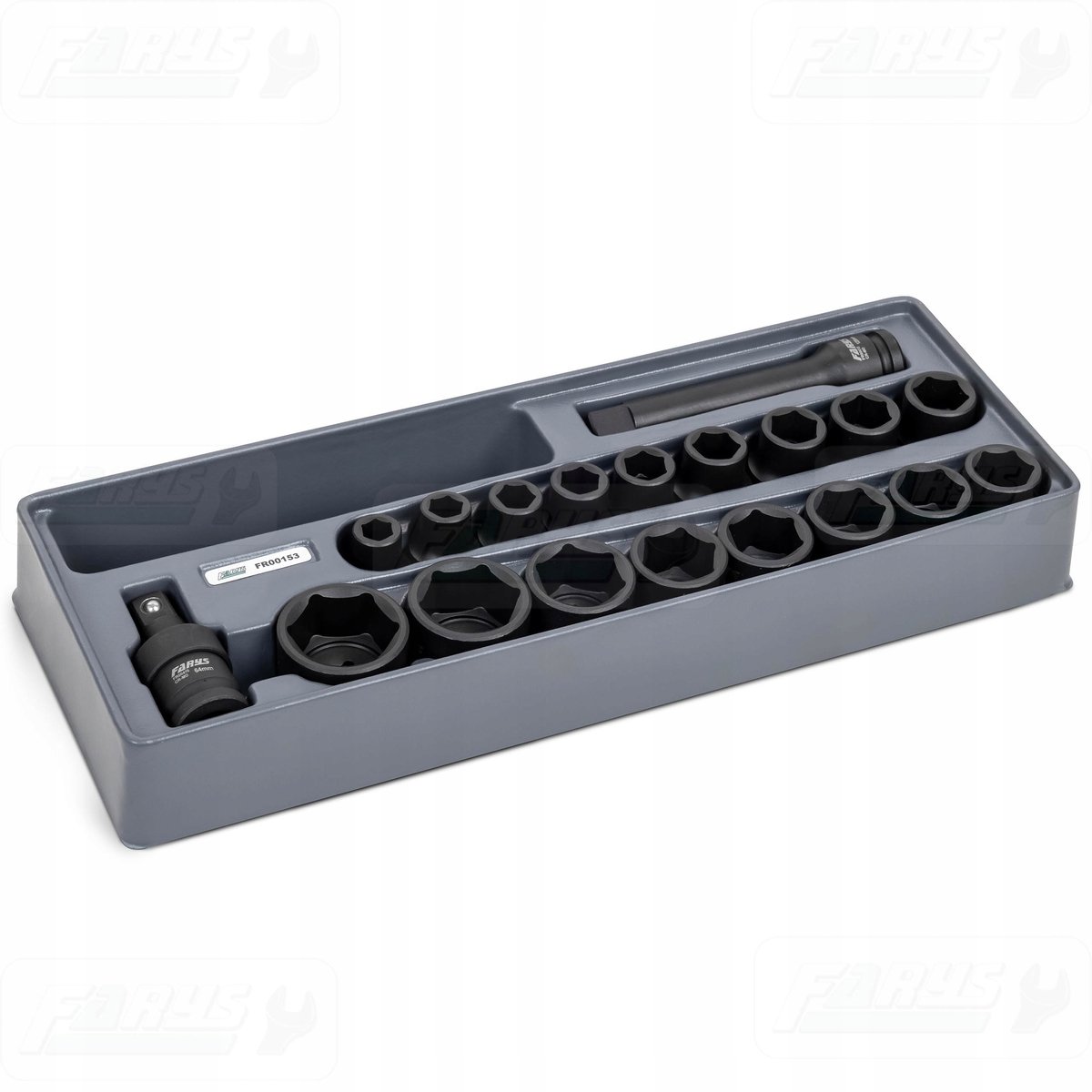 19-delige Slagdoppen Set 1/2" - Korte Dop, Premium Kwaliteit