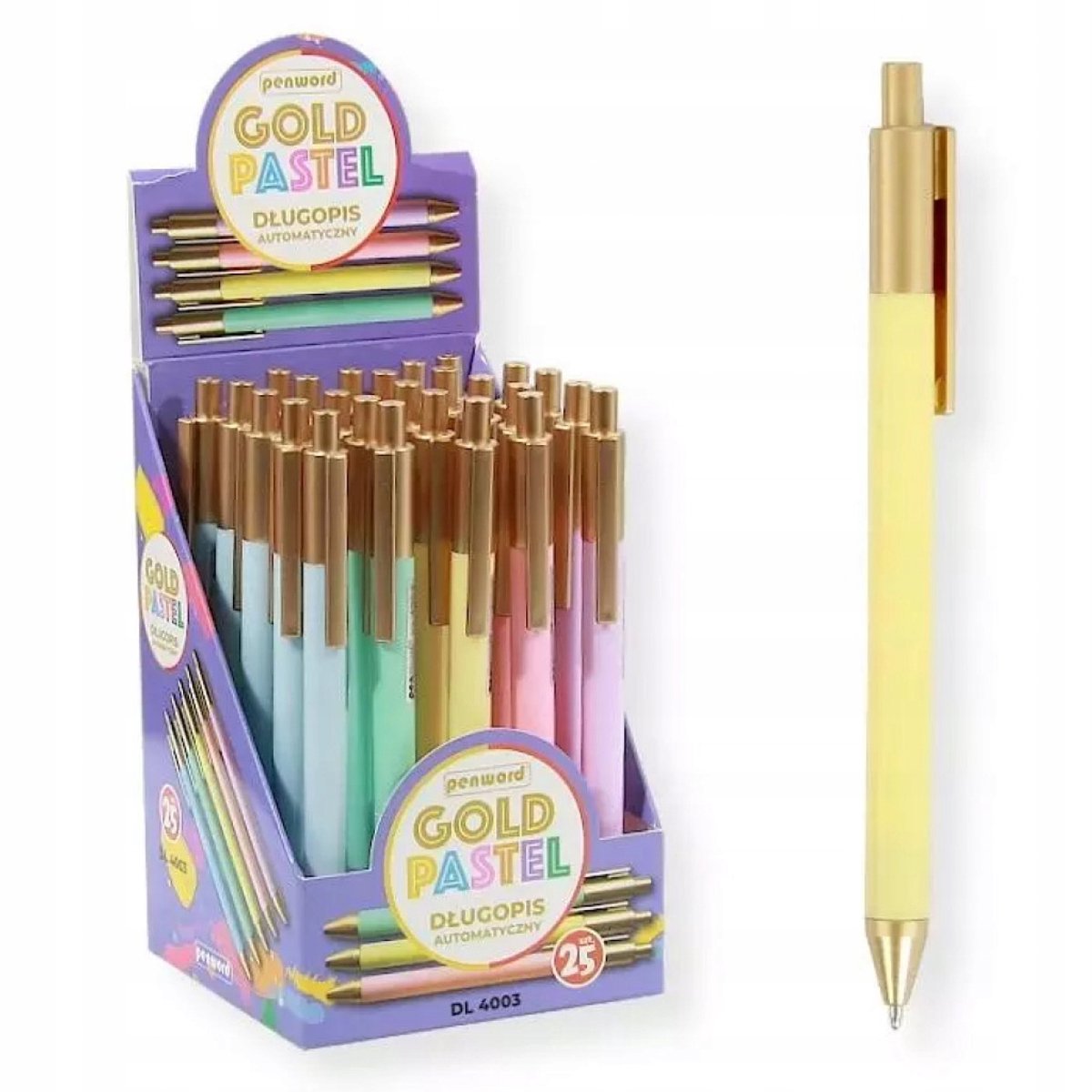 Penword Gouden Pastelpennenset (25 stuks)