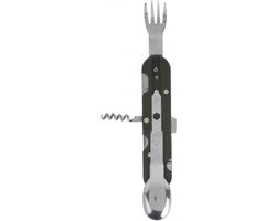 Redcliffs Survival mes - multifunctioneel met bestek - 5 functies - noodpakket - outdoor