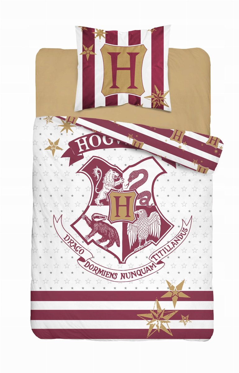 Harry Potter Beddengoed 140x200 cm - Zweinstein Slaapcomfort