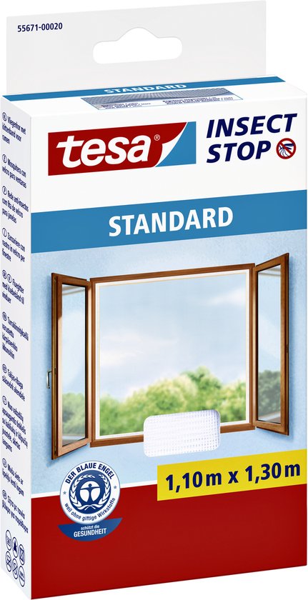Tesa - 55671 - raamhor - Insect Stop 110x130cm wit