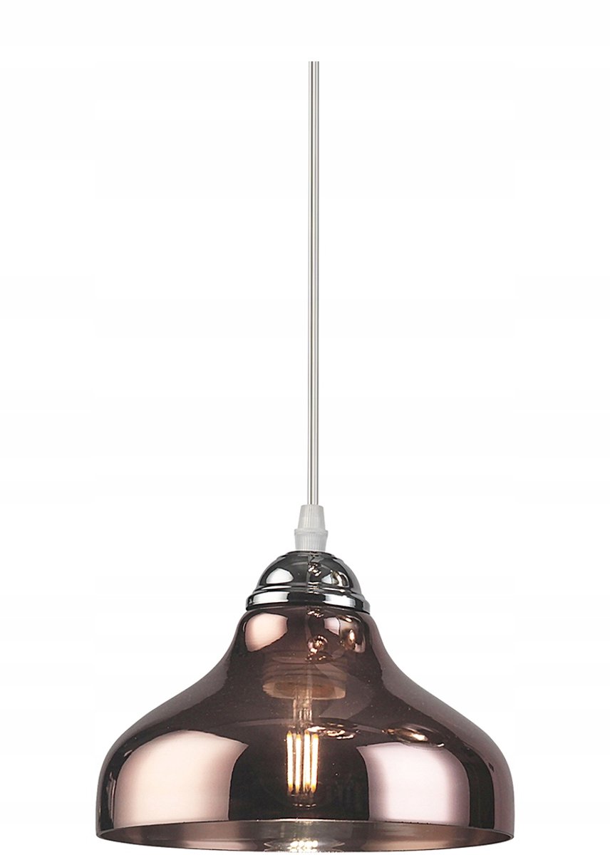 MARITE hanglamp E27 brons, 26cm, IP20 - Vintage stijl
