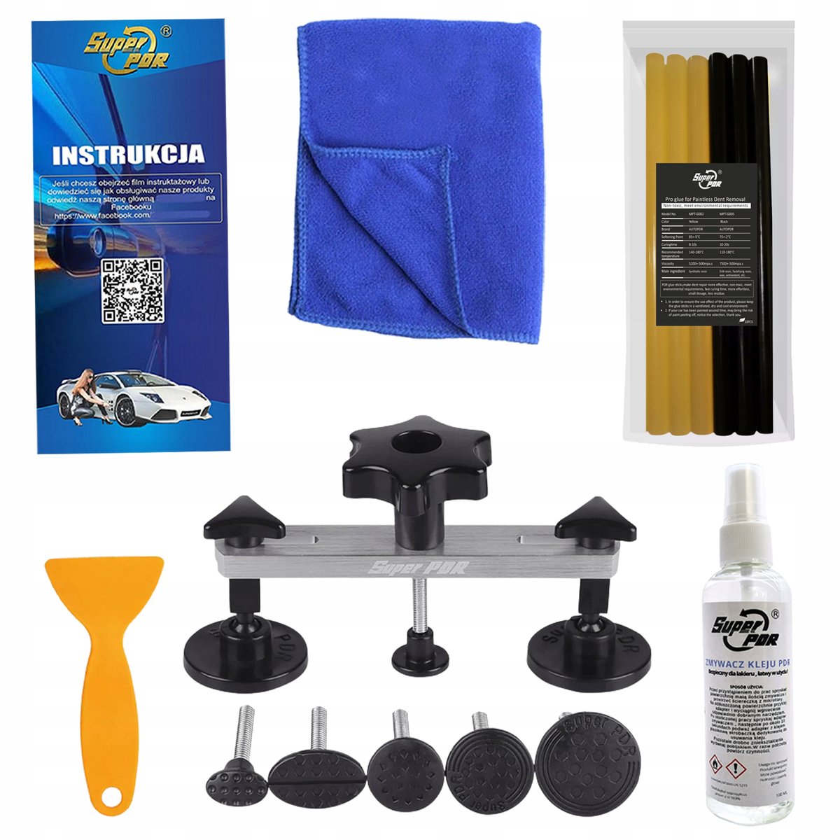 PDR Deuk Verwijderaar Set - Auto Carrosserie Reparatie Gereedschap