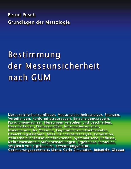 Bestimmung der Messunsicherheit nach GUM - cover