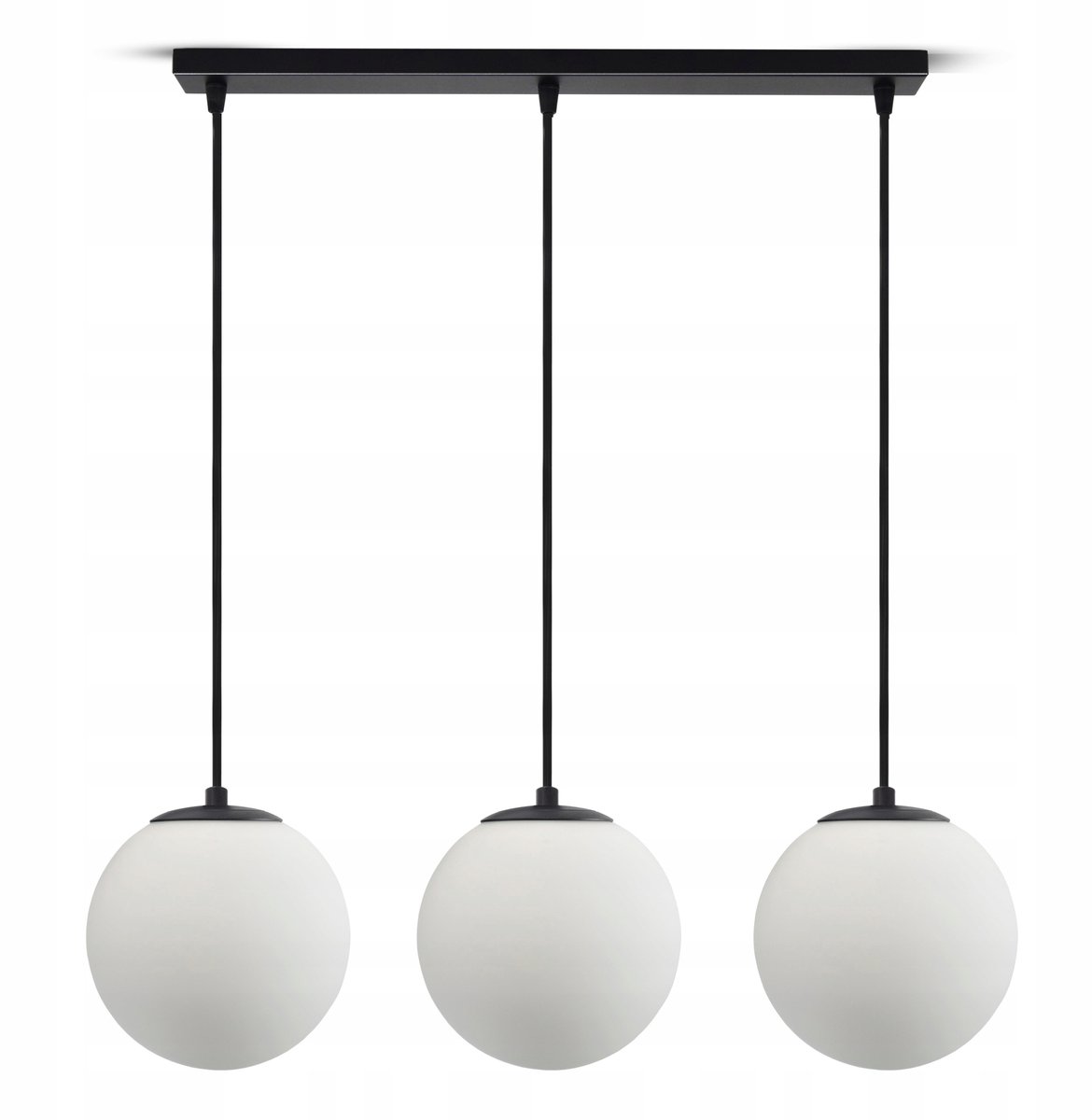 Hanglamp Glasbollen Zwart 3x G9 Max 15W - Stijlvolle Sfeerverlichting