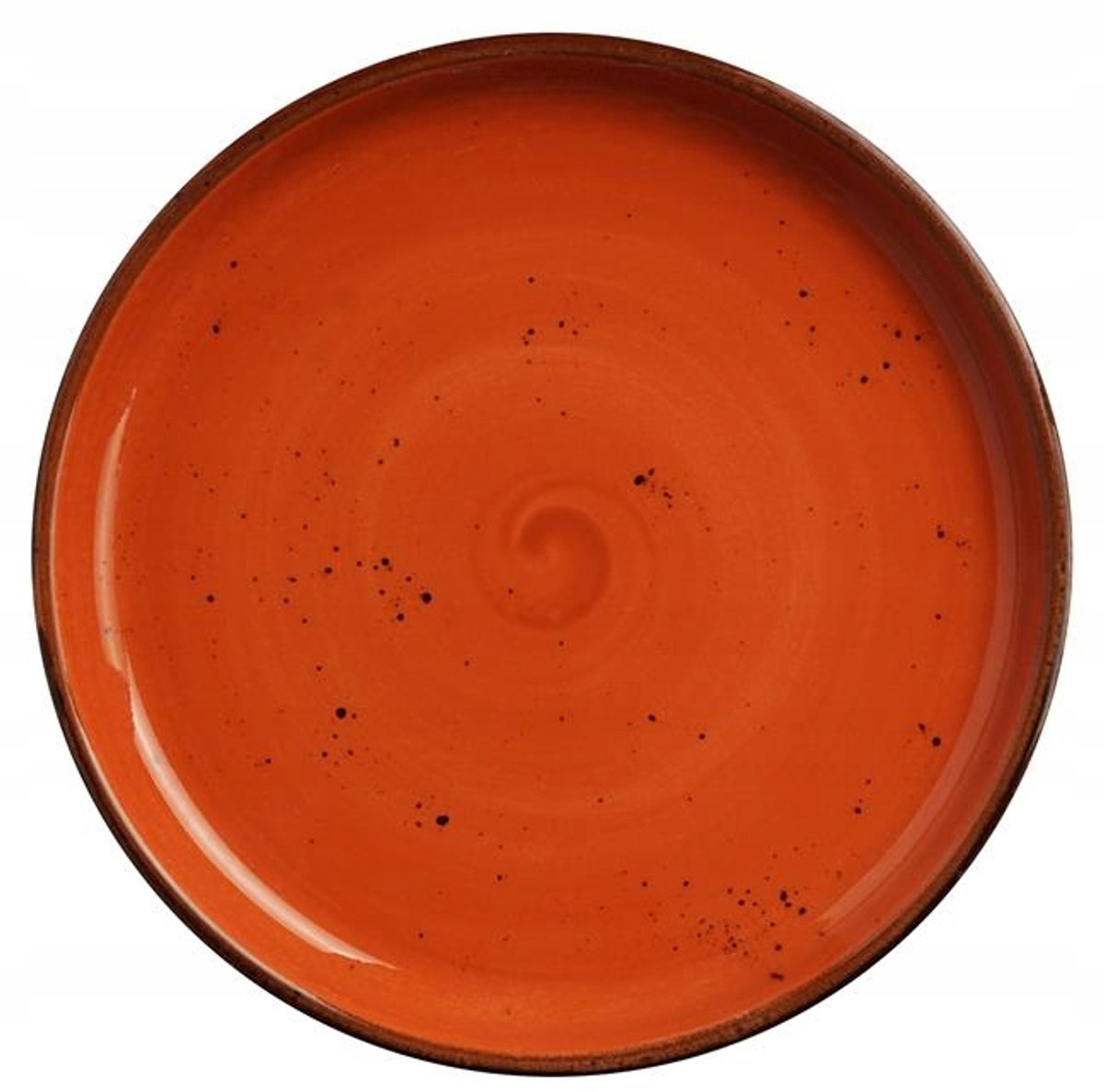 Fine Dine Dahlia Diep Bord 27 cm - Oranje Porselein
