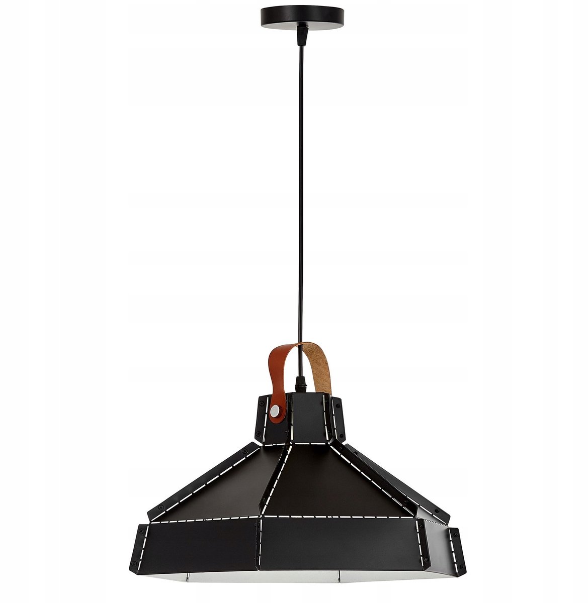 Lumina Deco CONA W1 Zwarte Hanglamp Metaal E27