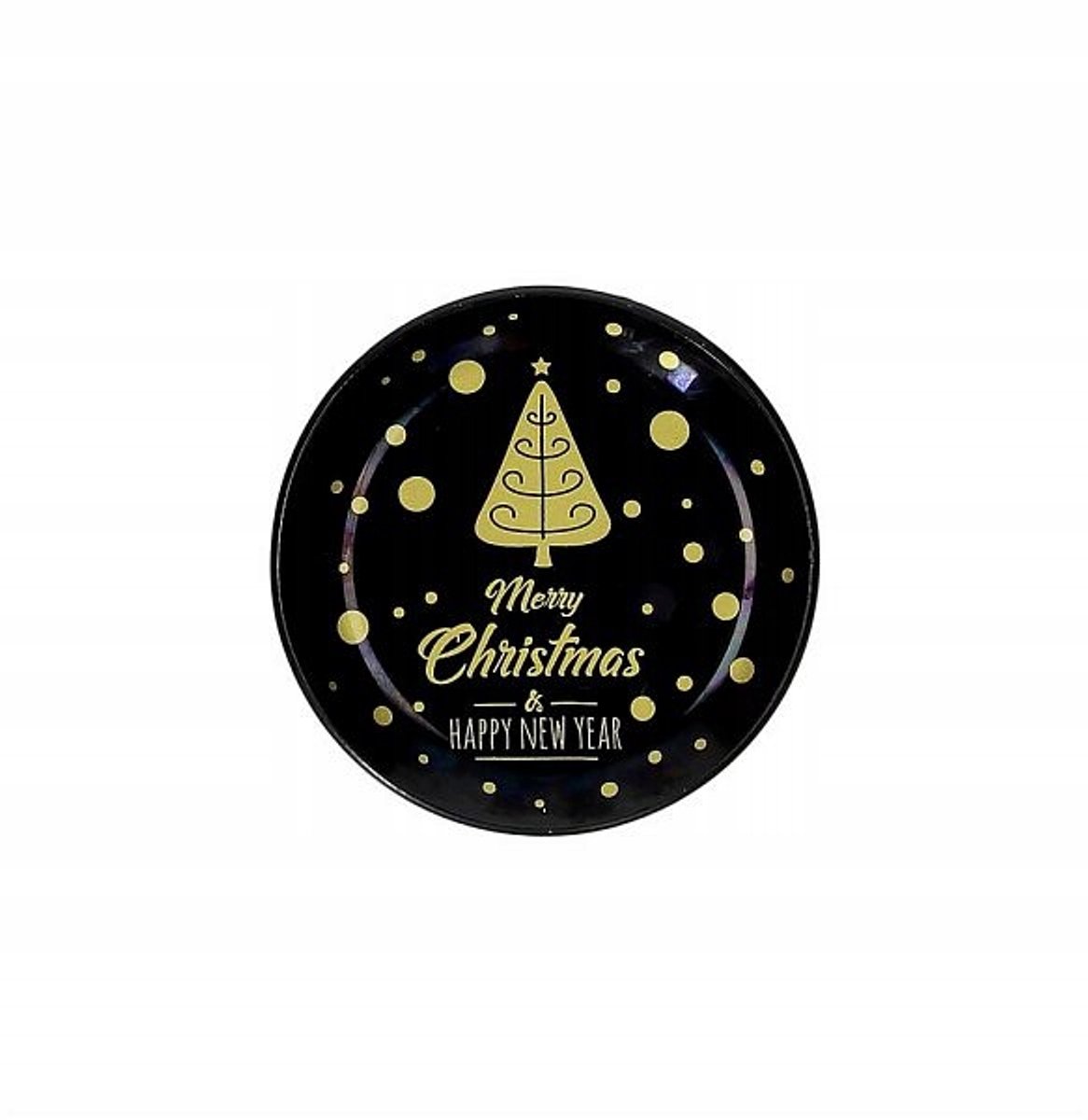Tognana Metropolis Bordje Nero/Oro 10cm - 4 Stuks