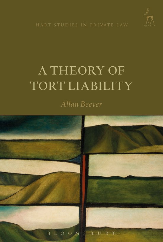 Hart Studies in Private Law - A Theory of Tort Liability - cover