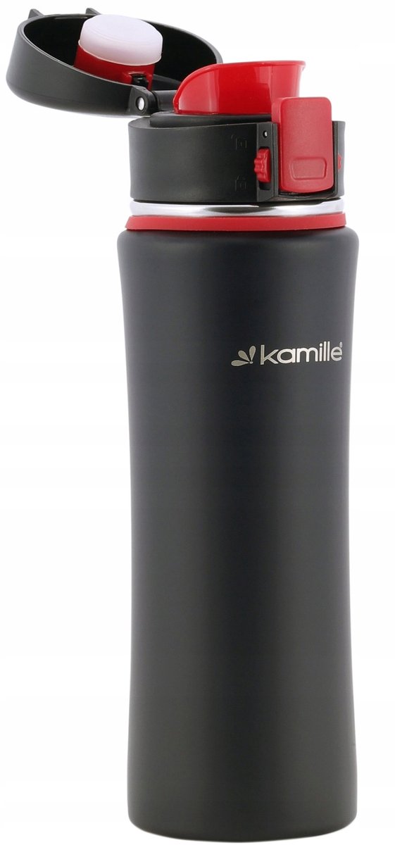 Kamille Thermosbeker 500ml - RVS, Lekvrij, Sport & Reizen