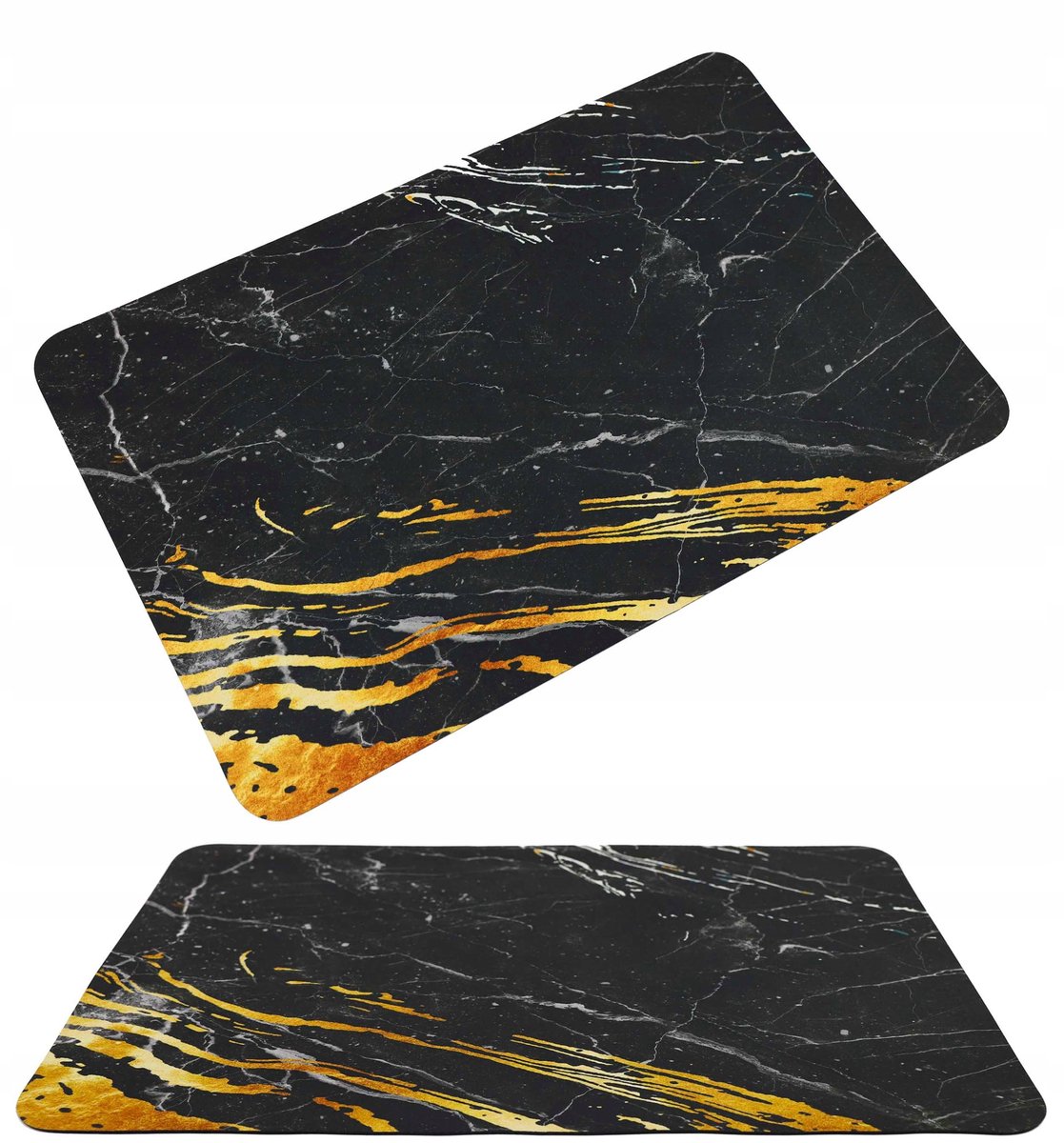 Sneldrogende Antislip Badkamermat - Marmerlook 40x60 cm