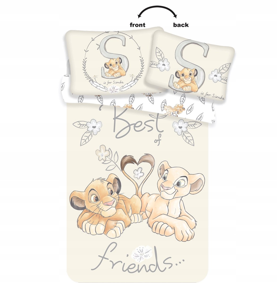 Lion King Kinderbeddengo 90x120 cm, 100% katoen, zomer/winter