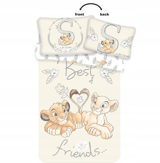 Lion King Kinderbeddengo 90x120 cm, 100% katoen, zomer/winter