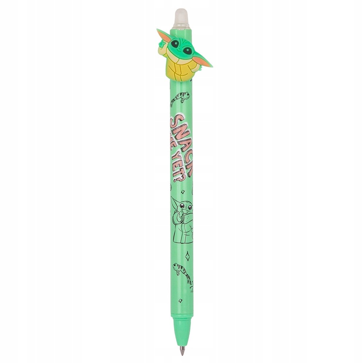 Colorino Disney Mandalorian Uitwisbare Pen - Groen, Blauwe Inkt