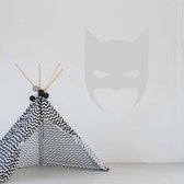 Muursticker Batman -  Zilver -  120 x 156 cm  -  baby en kinderkamer  alle - Muursticker4Sale