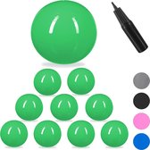 Relaxdays 10x fitnessbal 85 cm - gymbal - zitbal - yogabal - pilatesbal - kantoor - groen