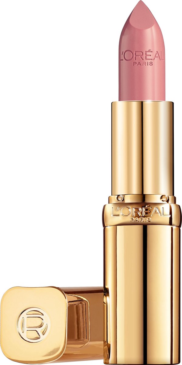L’Oréal Paris Make-Up Designer Color Riche Satin Lipstick - 645 JLO - Nude - Verzorgende lippenstift met arganolie voor een comfortabel gevoel - 4,54 gr - L’Oréal Paris