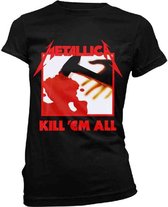 Metallica Dames Tshirt -XXL- Kill Em All Tracks Zwart