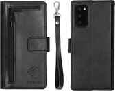 iMoshion Uitneembare 2-in-1 Lederen look Booktype met rits Samsung Galaxy S20 hoesje - Zwart
