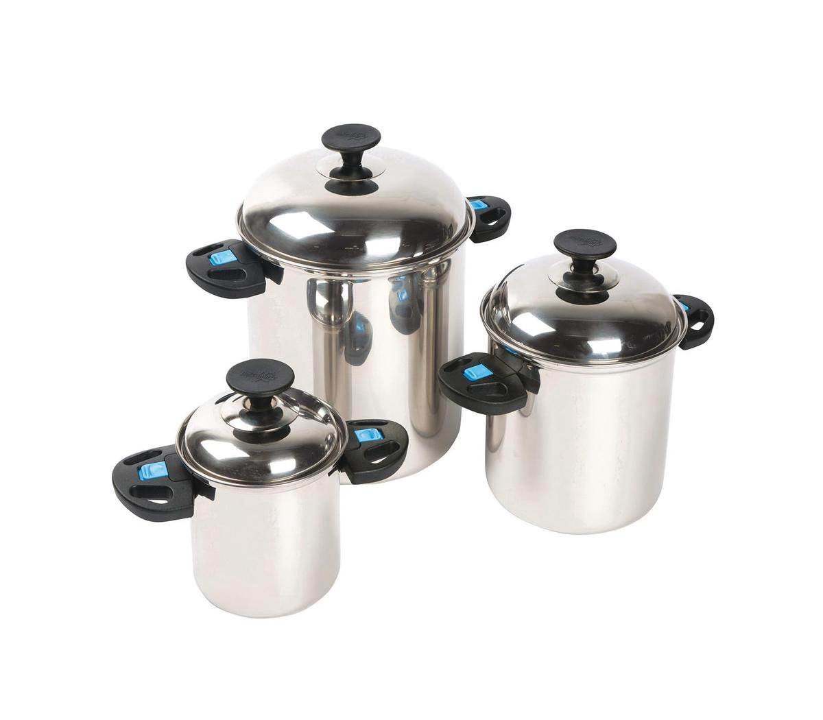 Bo-Camp Pannenset - Elegance Compact 3 - 3-Delig - RVS
