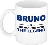 Bruno The man, The myth the legend cadeau koffie mok / thee beker 300 ml