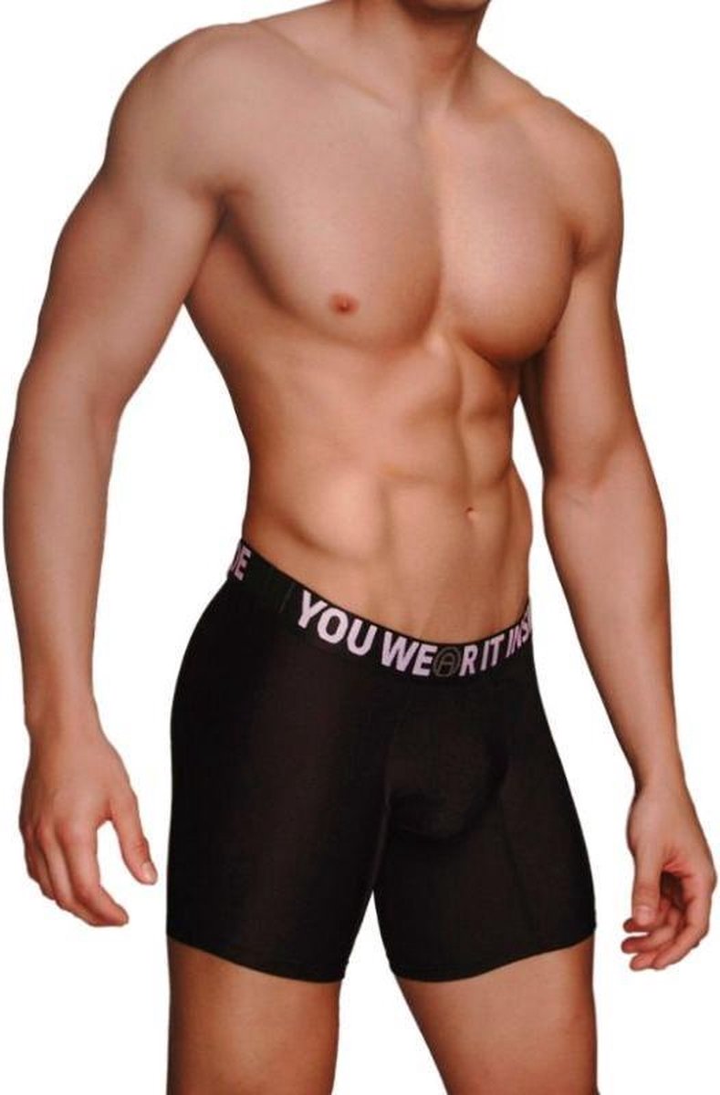 MACHO UNDERWEAR | Macho - Ms077 Sport Long Black Boxer Size S