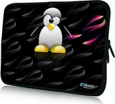 Sleevy 15,6 inch laptophoes pinguïn - laptop sleeve - laptopcover - Sleevy Collectie 250+ designs