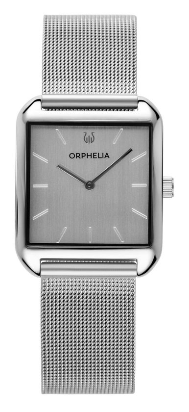 ORPHELIA OR12911 - Horloge - RVS - Zilverkleurig - 28x34 mm
