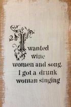 BANKSY Wine, Women and Song Canvas Print
