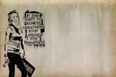 BANKSY Stop Asking for Permission Canvas Print