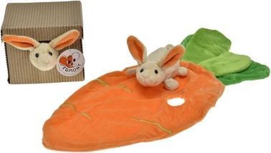 Egmont Toys - Lapin Peekaboo dans la carotte - Peluche | bol.com