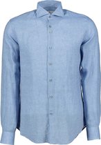 Gentiluomo Overhemd - Slim Fit - Blauw - 40