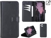 NorthLife - Uitneembare 2-in-1 (RFID) bookcase hoes - iPhone 11 Pro Max - Burcht Trecht Zwart