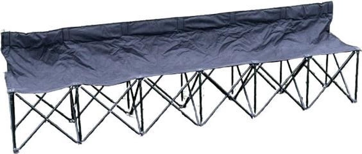 Precision - reservebank - Stoelen Six - 262 Cm - Aluminium - Zwart