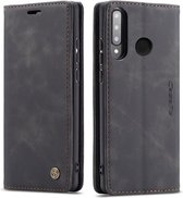 CaseMe - Huawei P30 Lite hoesje - Wallet Book Case - Magneetsluiting - Zwart